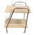 Beige Vintage Serving Bar Cart, 1970s For Sale - Image 8 of 8