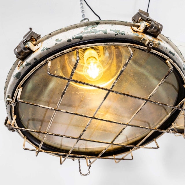 Large Scale Nautical Ships Lamps, 1970s, Set of 2 For Sale - Image 3 of 13