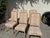 Contemporary 6 Vintage Drexel Heritage Furniture Co. Dining Room Chairs , Carved Ash Wood For Sale - Image 3 of 14