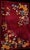 Art Deco 1930s Red Floral Modern Pair of Chinese Art Deco Carpets 3' X 4'10" Handknotted Wool Rugs For Sale - Image 3 of 4