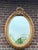 1970 French Louis XVI Gold Beech Oval Wall Mirror - 1 Pc For Sale - Image 12 of 12