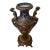 1980s Neoclassical Ceramic and Ormolu Metal Vase For Sale