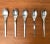Silver Mid-Century Danish Minimalist Metal Spoons, 1960s, Set of 10 For Sale - Image 8 of 18