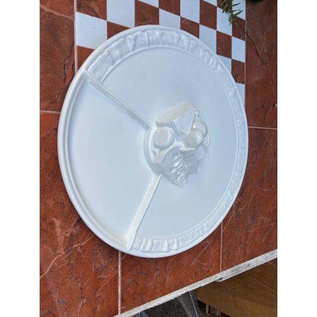 Vintage Italian Hand Painted La Compagnia Cheese Platter | Chairish