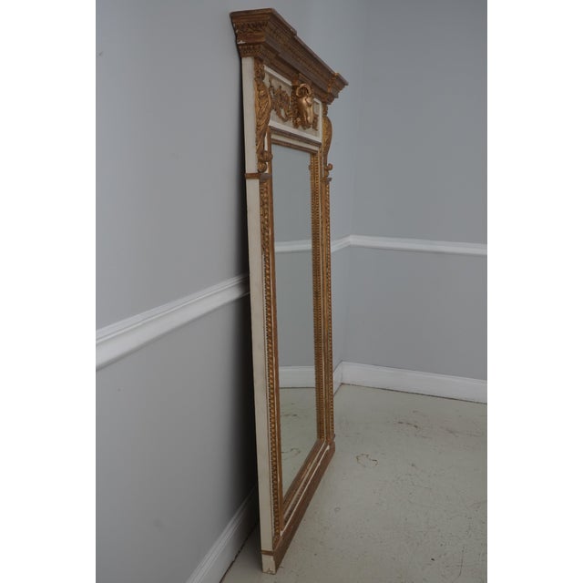 Age: C.1890s Details: Stunning Gold Gilt Highlight On Off White Painted Finish Fine Carved Finish High Quality...