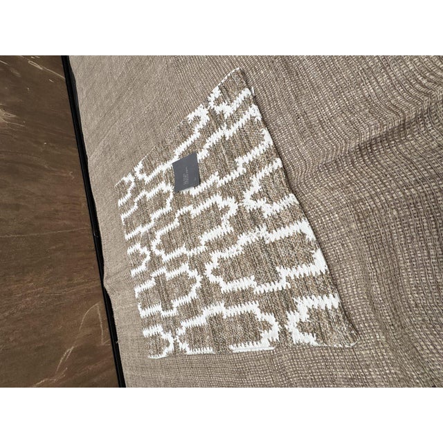 Rh Restoration Hardware Nazaré Block Print Pillow Cover 20" × 20" Square For Sale - Image 13 of 14