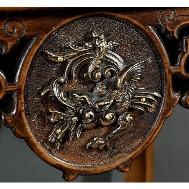 Large Antique Asian Bolster, 1890s For Sale - Image 9 of 18