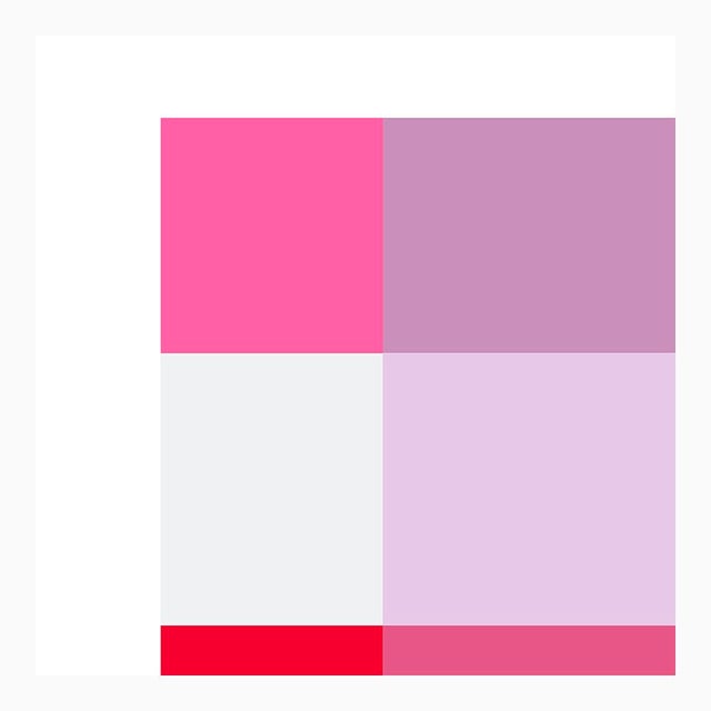 Lavender Through Pink Over Red Fine Art Print 30" X 40" by Liz Roache For Sale - Image 4 of 6