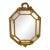 French Regency Style Gilt Wood Octagonal Wall, Console or Mantel Mirror For Sale