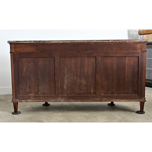 French 19th Century Demilune Mahogany Enfilade For Sale In Baton Rouge - Image 6 of 18