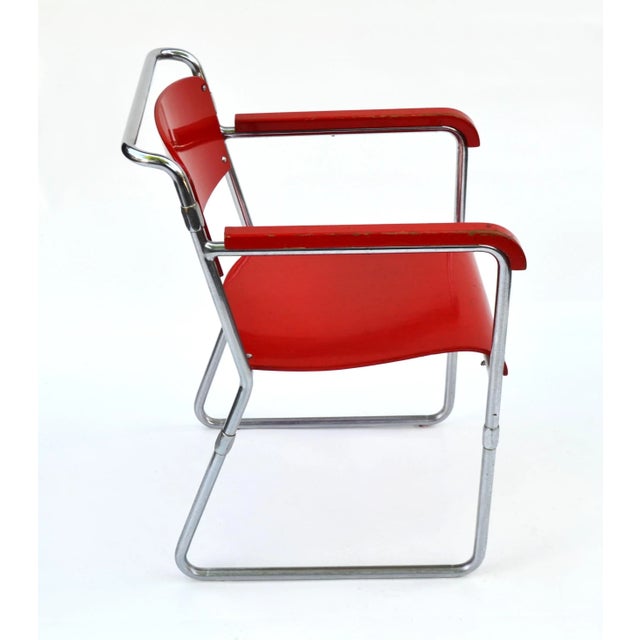 Very rare and fantastic original bright red hopmi chair. Decades before ikea, hopmi were the first diy dismountable...