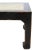 Marble Top Square and Distressed Black Vintage Accent or Side Table or Coffee Table, 18"h For Sale - Image 4 of 6