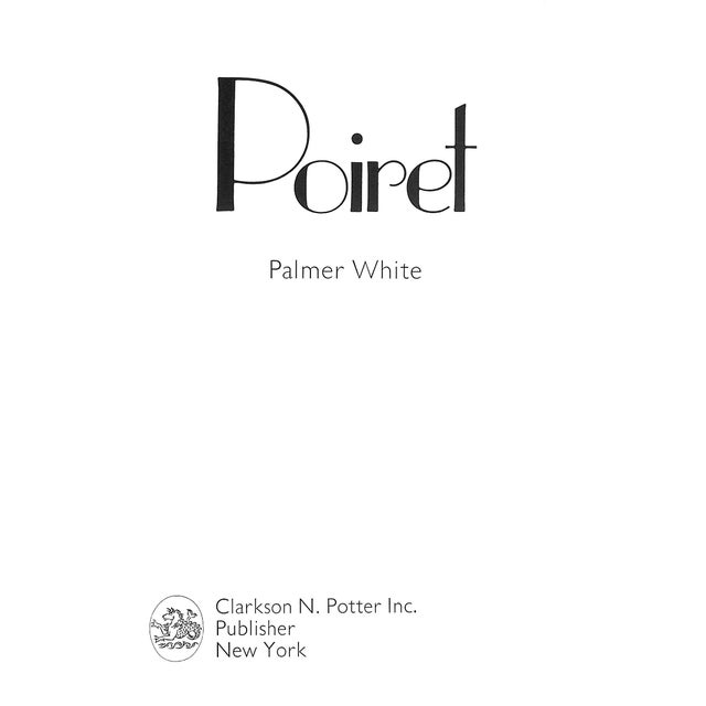 WHITE, Palmer [192] pp. Clarkson N. Potter Inc 1973 11 3/4" x 8 3/4"