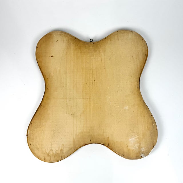 Mid-Century Curved Bamboo Wall Mirror, Italy, 1960s For Sale - Image 4 of 8