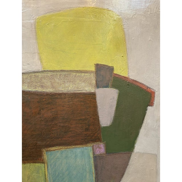 Paint "Honeyland" Original Mixed Media Abstract by Zac Woodiel For Sale - Image 7 of 10