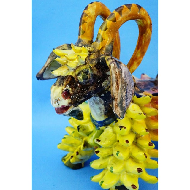 After Richard Dölker, Vietri German Period Goat Sculpture, 20th Century, Ceramic For Sale - Image 14 of 18