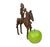 Vintage African Dogon Bronze Horseman 8.5" H For Sale - Image 4 of 8