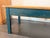 1940s English Pine Coffee Table With Blue Painted Base For Sale - Image 5 of 9