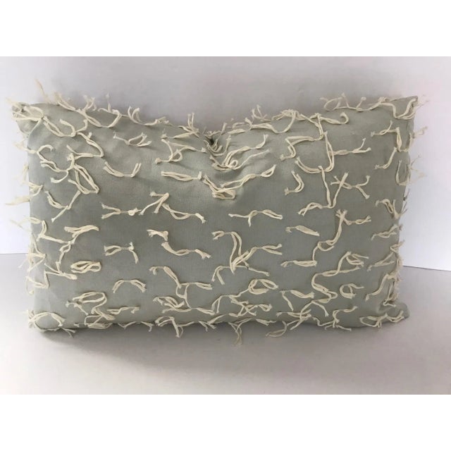 Custom Handmade Rectangular Pillow by Stroheim *Roman Seafoam Green ($250 Wholesale) For Sale