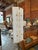 Brass 1950s Angelo Lelii Opaline Glass Floor Lamp For Sale - Image 8 of 13