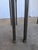 Vintage Industrial Black Metal School Chairs with Brown Fabric Seats, 1970s, Set of 4 For Sale - Image 13 of 18