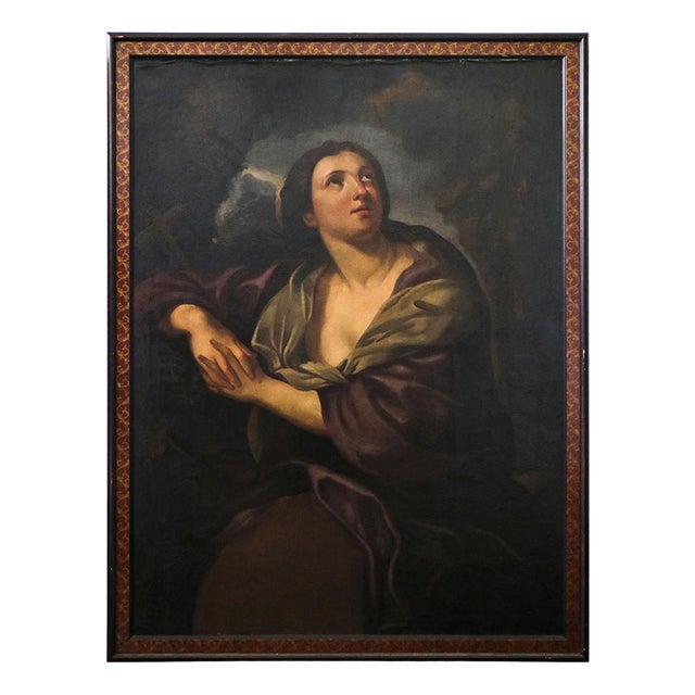 Circle of Giovanni Andrea Sirani, Mary Magdalene, 1600s, Oil on Canvas For Sale