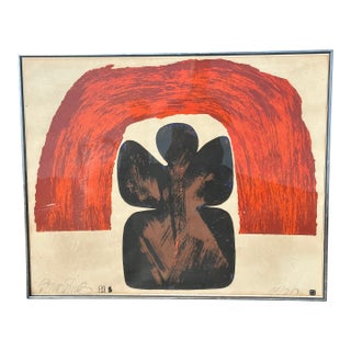 1960s Mid Century Modern Seriograph Olympus Graphicus Signed 11/200 For Sale