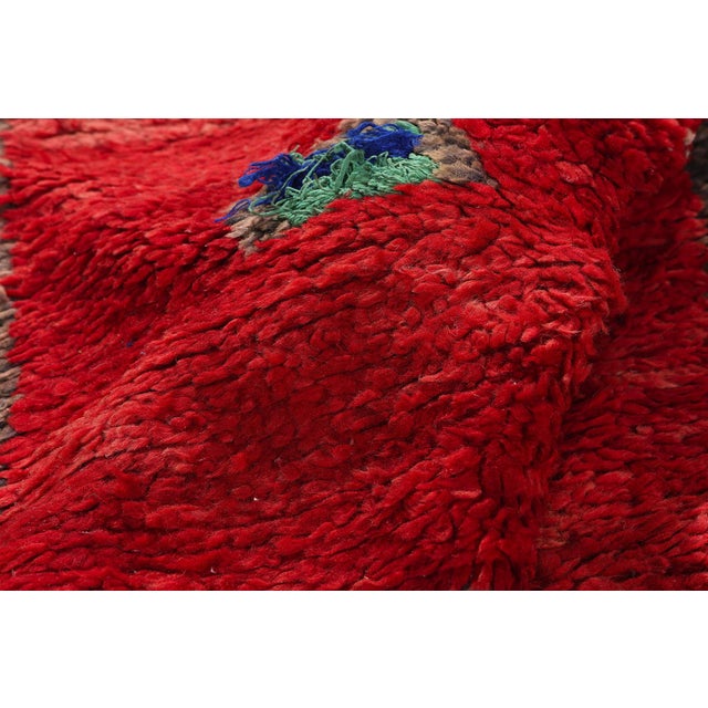 Vintage Boujad Moroccan Rug, 02'10 X 06'11 For Sale In Dallas - Image 6 of 10