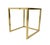 Postmodern Nesting Tables in Brass, Glass and Steel, 1970s, Set of 3 For Sale - Image 11 of 12