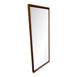 Vintage Danish Wall Mirror Mid Century Modern by Aksel Kjersgaard for Odder Møbler Teak For Sale