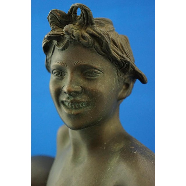 Vincenzo Gemito, Art Nouveau Nude Sculpture of Water Carrier with a Fountain, Late 1800s, Bronze For Sale - Image 16 of 18