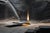 Contemporary Collision 3.0 Floor Lamp in Aluminum and Travertine by D´ARK Atelier For Sale - Image 3 of 7