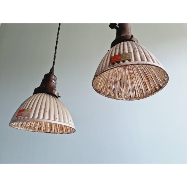 Gal Pendant Lights in Mercury Glass, 1930s, Set of 3 For Sale - Image 4 of 18