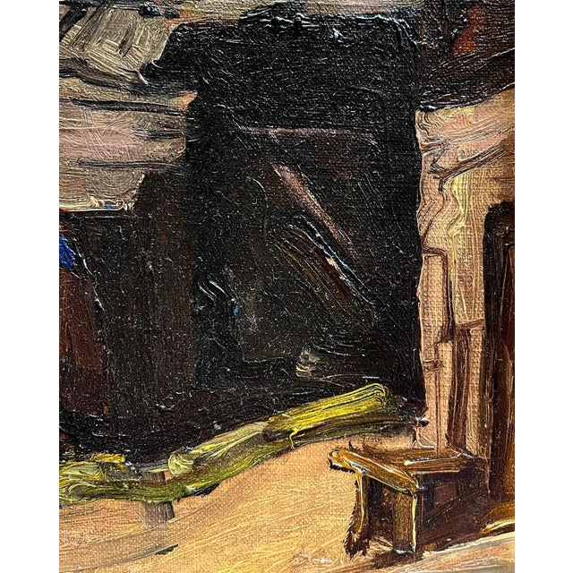 Louis Henri Salzmann, Rural Village, Oil on Canvas For Sale - Image 7 of 12