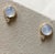 Contemporary Syna Moon Quartz Yellow Gold Baubles Earrings with Diamonds, a Pair For Sale - Image 3 of 4