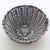 1970s Vintage Italian Woven Basket Dollhouse Miniature in Silver 800, 1970s For Sale - Image 5 of 12