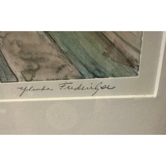 Figurative Late 20th Century “Roller Skates” by Yolanda Rossi-Fredfriske For Sale - Image 3 of 5