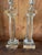 Pair of Architectural Crystal & Resin Column Table Lamps by Restoration Hardware, Circa 2006 For Sale - Image 12 of 14