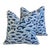 Kravet Kravet Coastal Nautical Wave Feather/Down Pillows 24" Square - Pair For Sale - Image 4 of 6