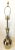 Brass 1970's Textured Brass Table Lamp Attributed to Tony Paul for Laurel Lamp Co For Sale - Image 8 of 8
