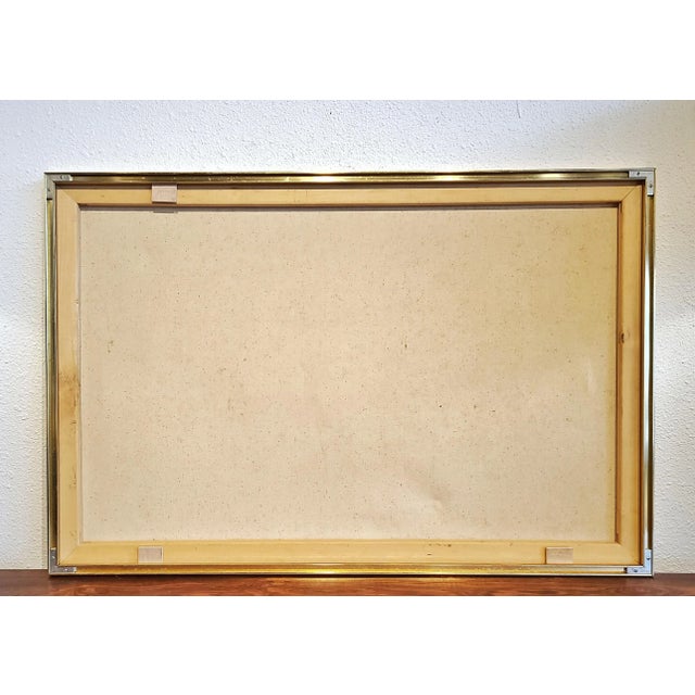 Oil on Canvas Still Life With Artist's Tools by Unknown Artist (2000s) For Sale - Image 9 of 10