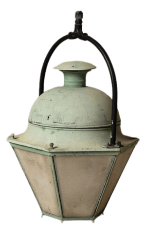 19th Century French Copper Lantern With Handle