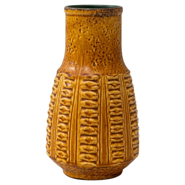 1960s German "W. Germany" Ceramic Vase For Sale - Image 9 of 18