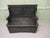 Carved Oak Box Settle with Geometric Design, Early 19th Century For Sale - Image 4 of 8
