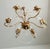 Vintage Hollywood-Regency Gold-Plated Cascade 6-Light Waterfall Chandelier with Crystal Pendants, 1960s For Sale - Image 17 of 18