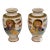 Antique Pair of Japanese Satsuma Moriage Ceramic Vase For Sale