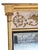 Large Antique Overmantle Wall Pier Mirror in Gilt and White Frame, 1800s For Sale - Image 5 of 7