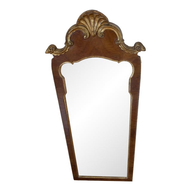 Rare La Barge Antique Mid-Century Intricate Detailed Gilded Wood Mirror For Sale