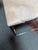Hair on Hide Vanity Stool, Off White For Sale In San Francisco - Image 6 of 12
