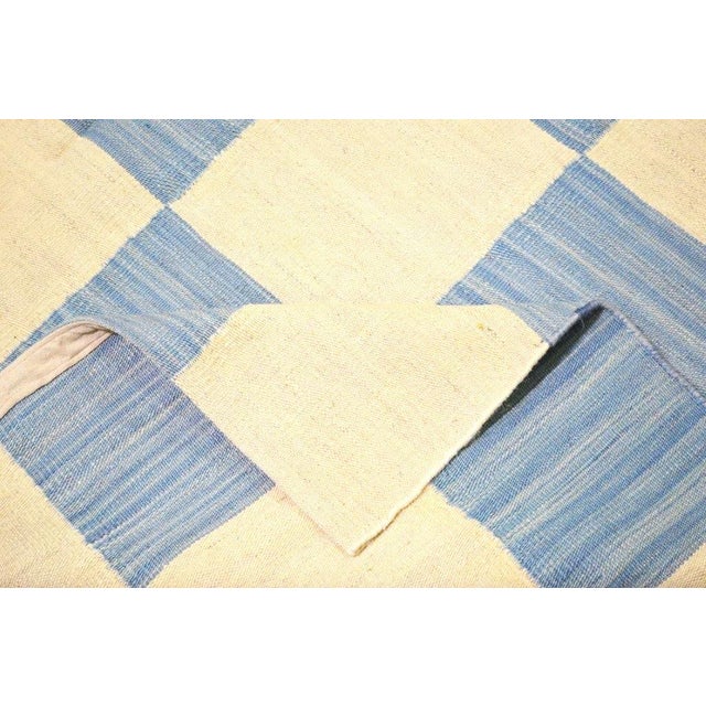 Afghan Modern Flatweave Kilim Wool Rug, 5'3''x7'11'' For Sale - Image 4 of 4